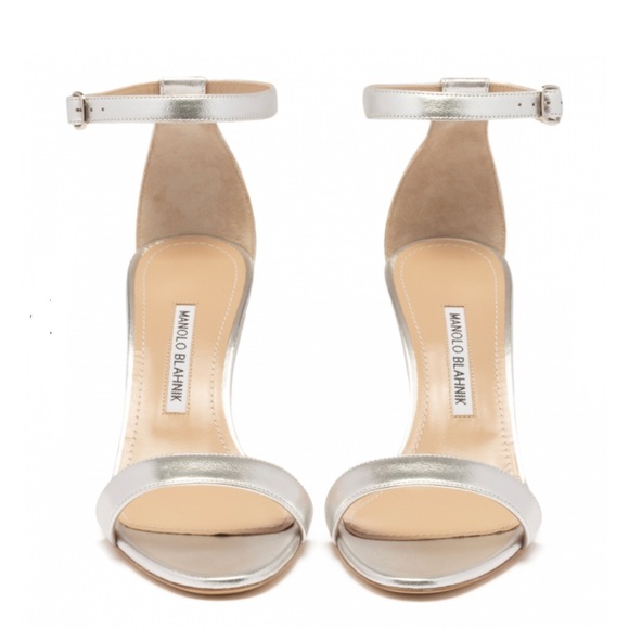 Manolo Blahnik Shoes - Manolo Blahnik Nude Chaos Heels 36.5